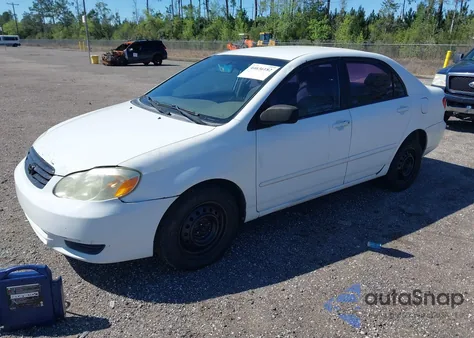 2003 Toyota Corolla Le z USA, uszkodzony, nr VIN JTDBR32E730049323